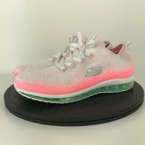 Skechers Skech Air Element White/Pink Running Shoes 12646 Women's Size 7.5